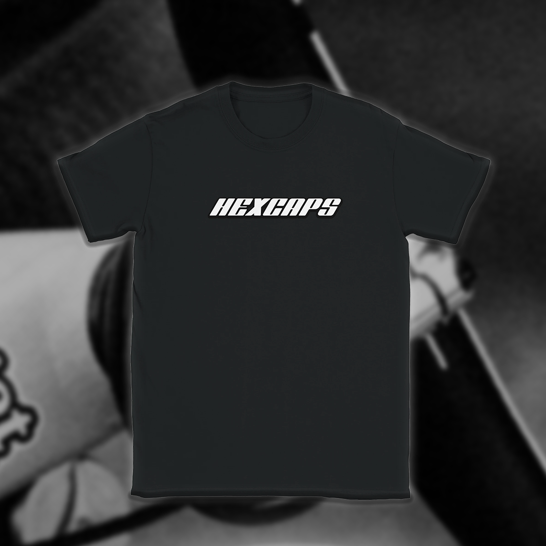 Classic HEXCAPS Crewneck T-shirt | Gildan® 64000 Black