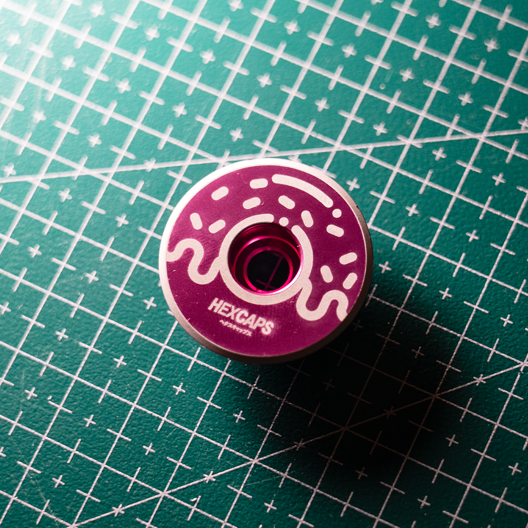 Drippy Donut MTB Top Cap | Mountain Bike Headset Cap | HEXCAPS