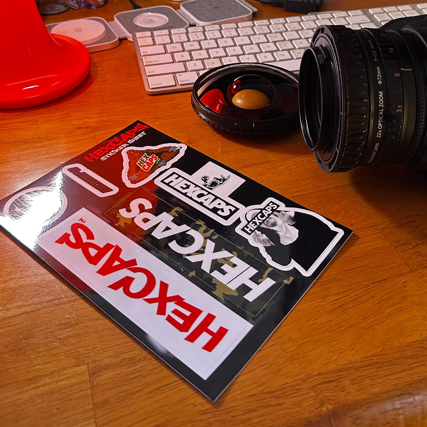 HEXCAPS APRIL STICKERSHEET (SASSY, NUN, GRAF LOGO, FISHEYE, ROOLOGO, CAMOLOGO)