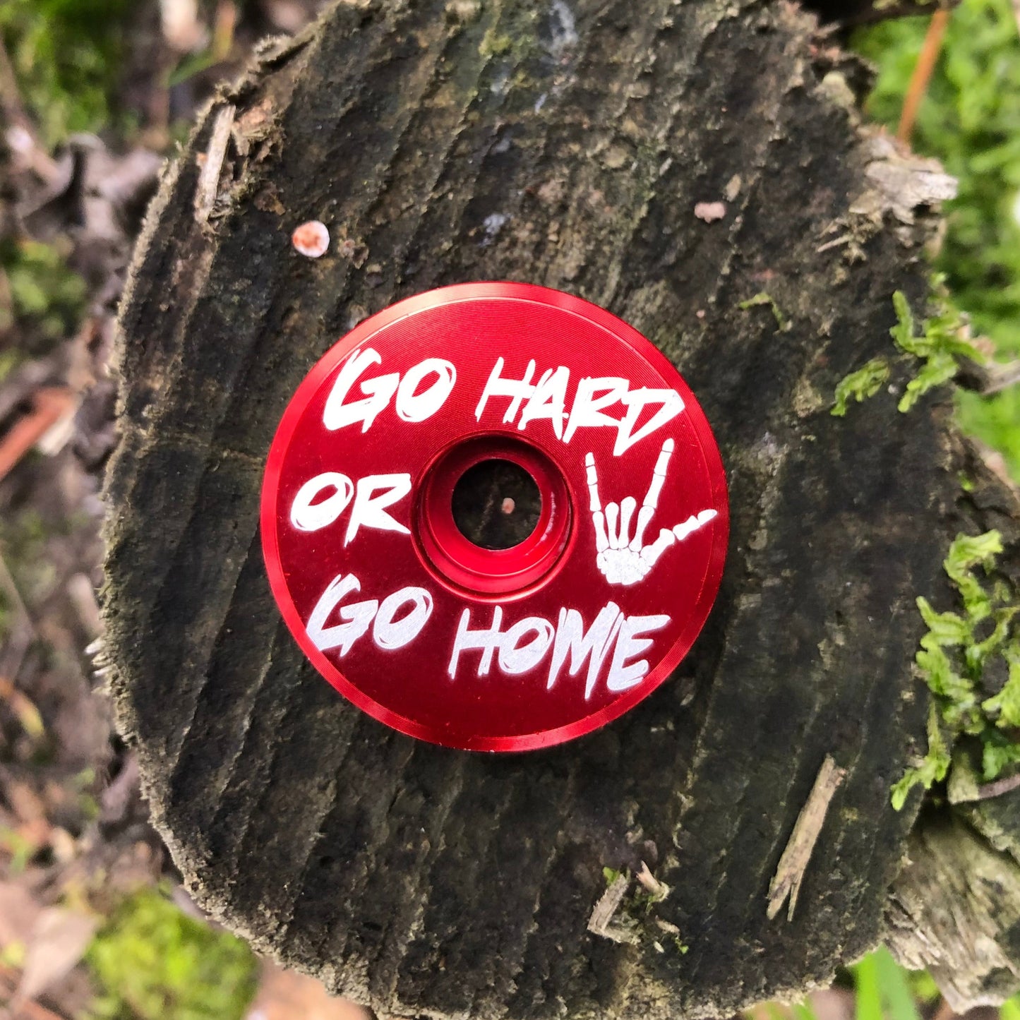 Go Hard or Go Home Stem Cap
