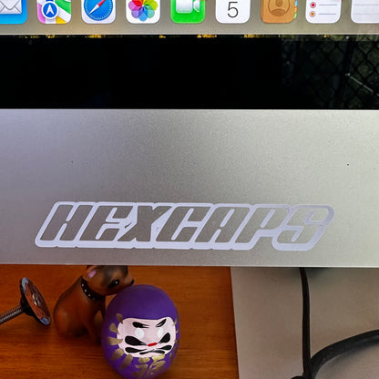2 Vinyl HEXCAPS Stickers