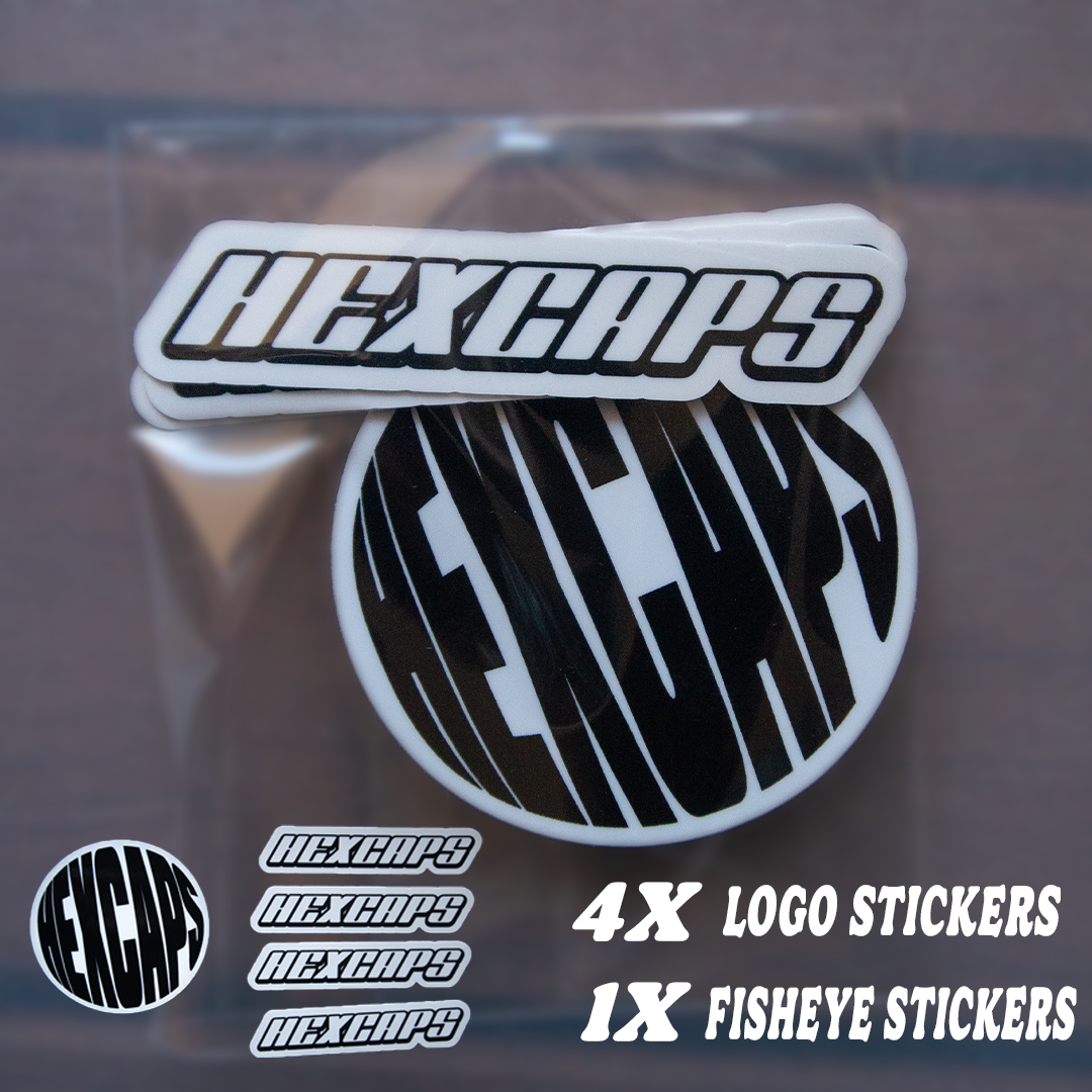 HEXCAPS Sticker Pack (5 pack)