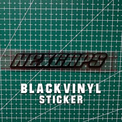 2 Vinyl HEXCAPS Stickers (WHITE, BLACK, RED)