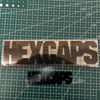 FORK DECAL ( HEXCAPS VINYL 2 pack)
