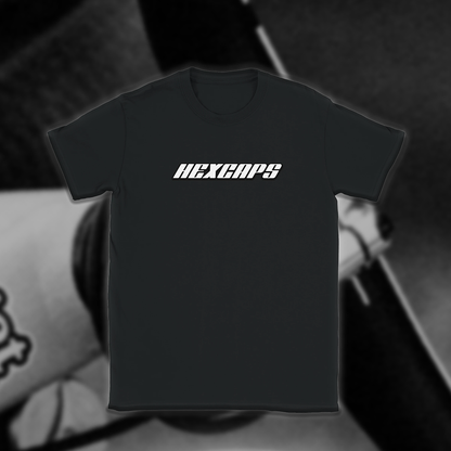 Classic HEXCAPS Unisex Crewneck T-shirt | Gildan® 64000 Black