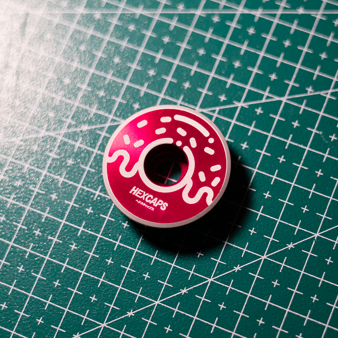 Drippy Donut MTB Top Cap | Mountain Bike Headset Cap | HEXCAPS