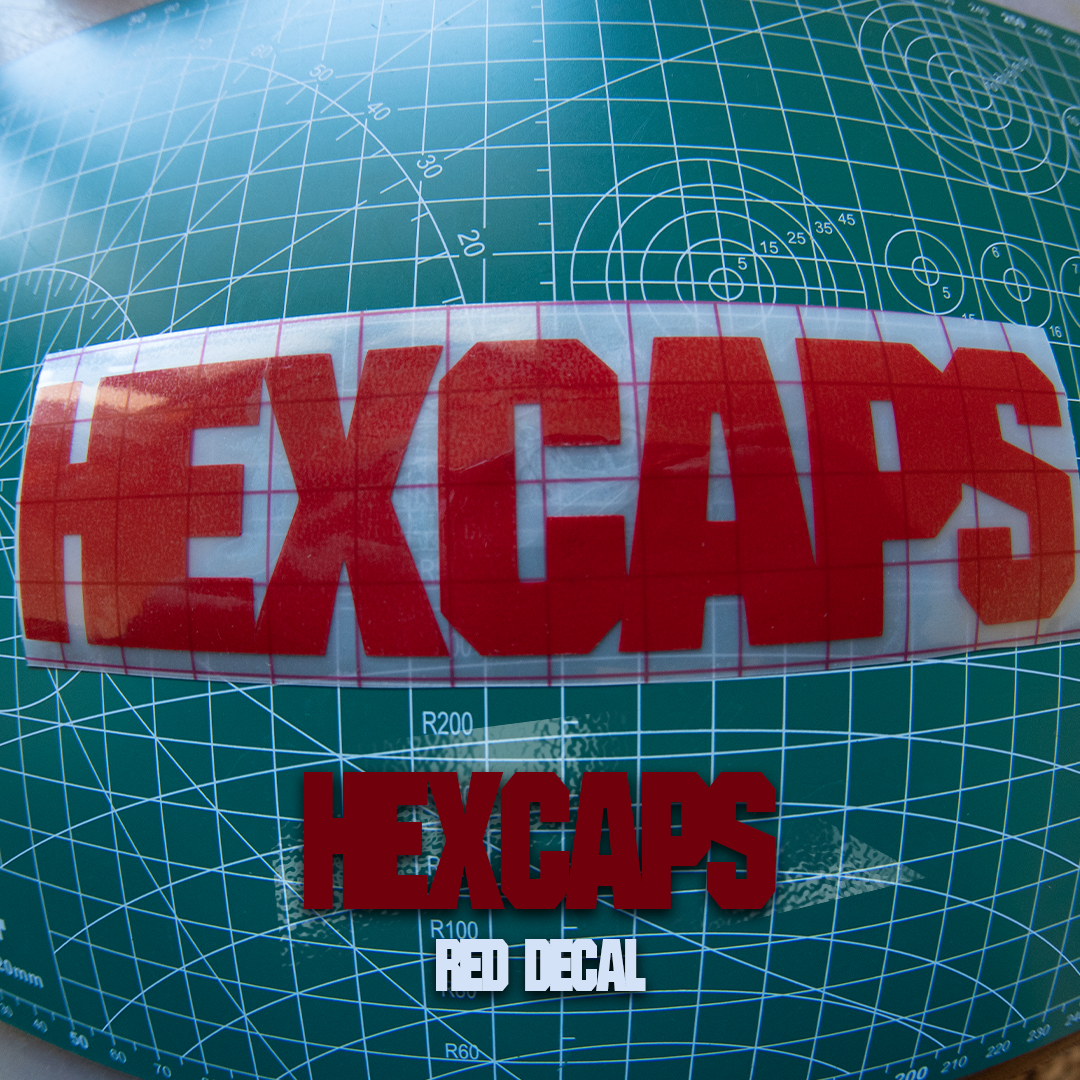 FORK DECAL ( HEXCAPS VINYL 2 pack) (2 SIZES)