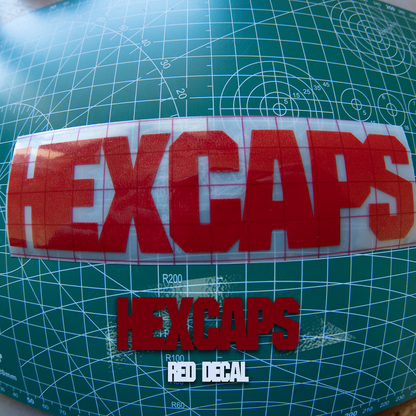 FORK DECAL ( HEXCAPS VINYL 2 pack) (2 SIZES)