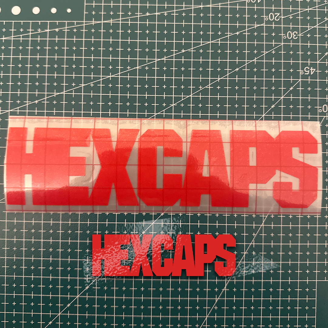 FORK DECAL ( HEXCAPS VINYL 2 pack)