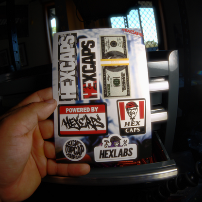 HEXCAPS SEPTEMBER STICKER SHEET