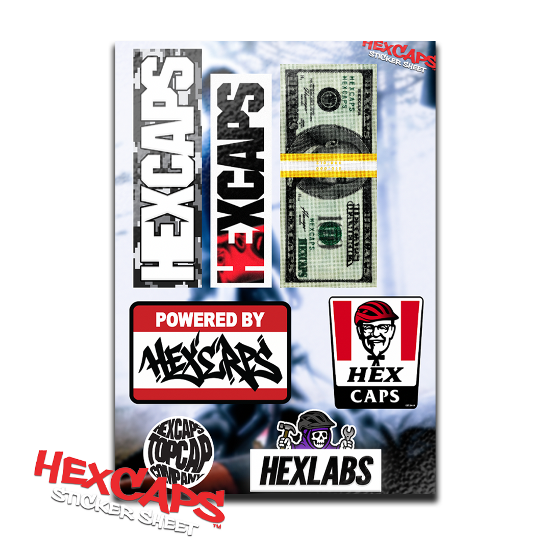 HEXCAPS SEPTEMBER STICKER SHEET