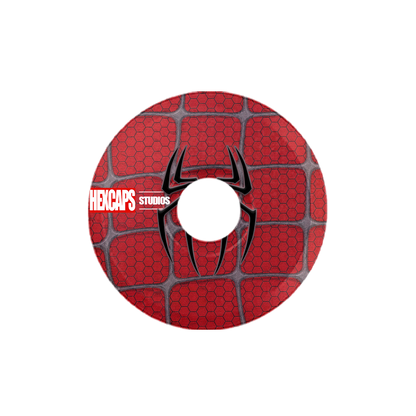 MTB TOPCAP HEXCAPS SPIDEY DESIGN